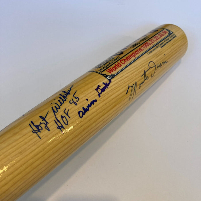 Willie Mays New York Giants Legends Signed Cooperstown Baseball Bat JSA COA