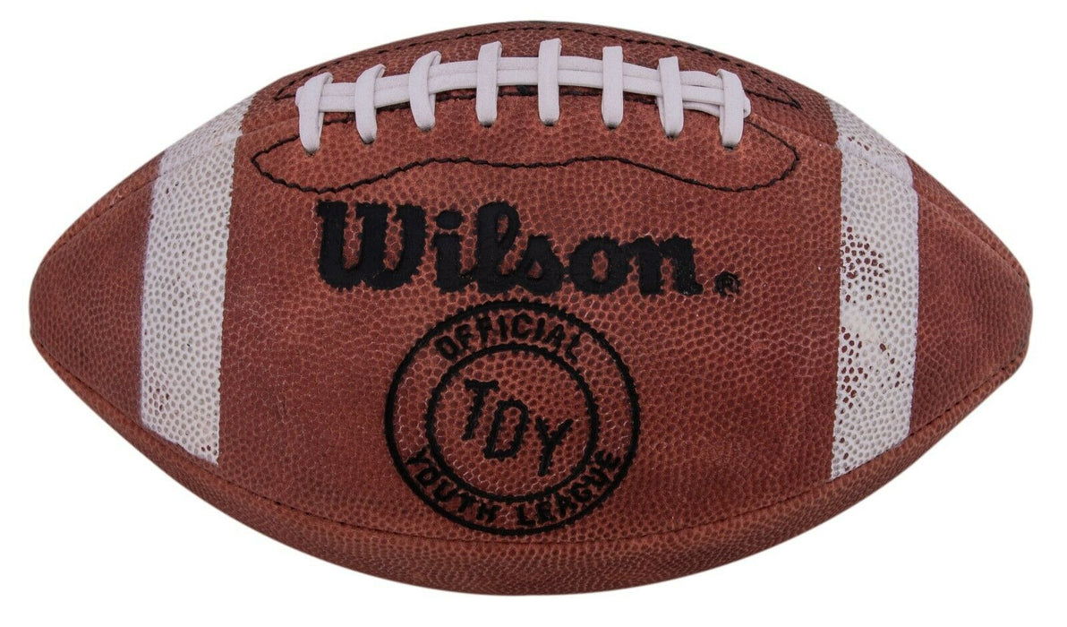 Johnny Unitas “M.V.P. 1959, 1964, 1967” Signed Inscribed Wilson Football JSA COA