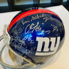 2011 New York Giants Super Bowl Champs Team Signed Full Size Helmet Steiner