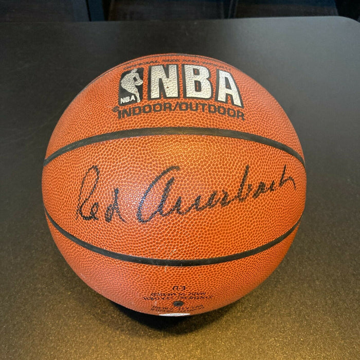 Rare Red Auerbach Signed Spalding NBA Basketball JSA COA Boston Celtics