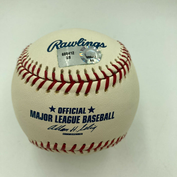 Evan Longoria Signed Official Major League Baseball UDA Upper Deck COA