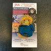 Michael Bond Signed Paddington Bear Toy Doll JSA COA Paddington Bear Creator