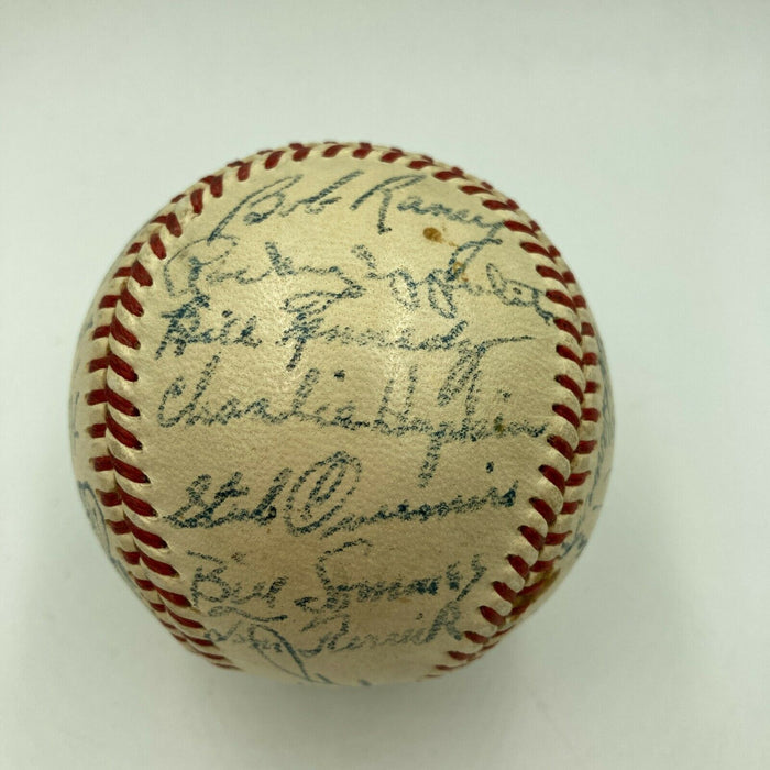 1950 St. Louis Browns Team Signed Official American League Baseball JSA COA