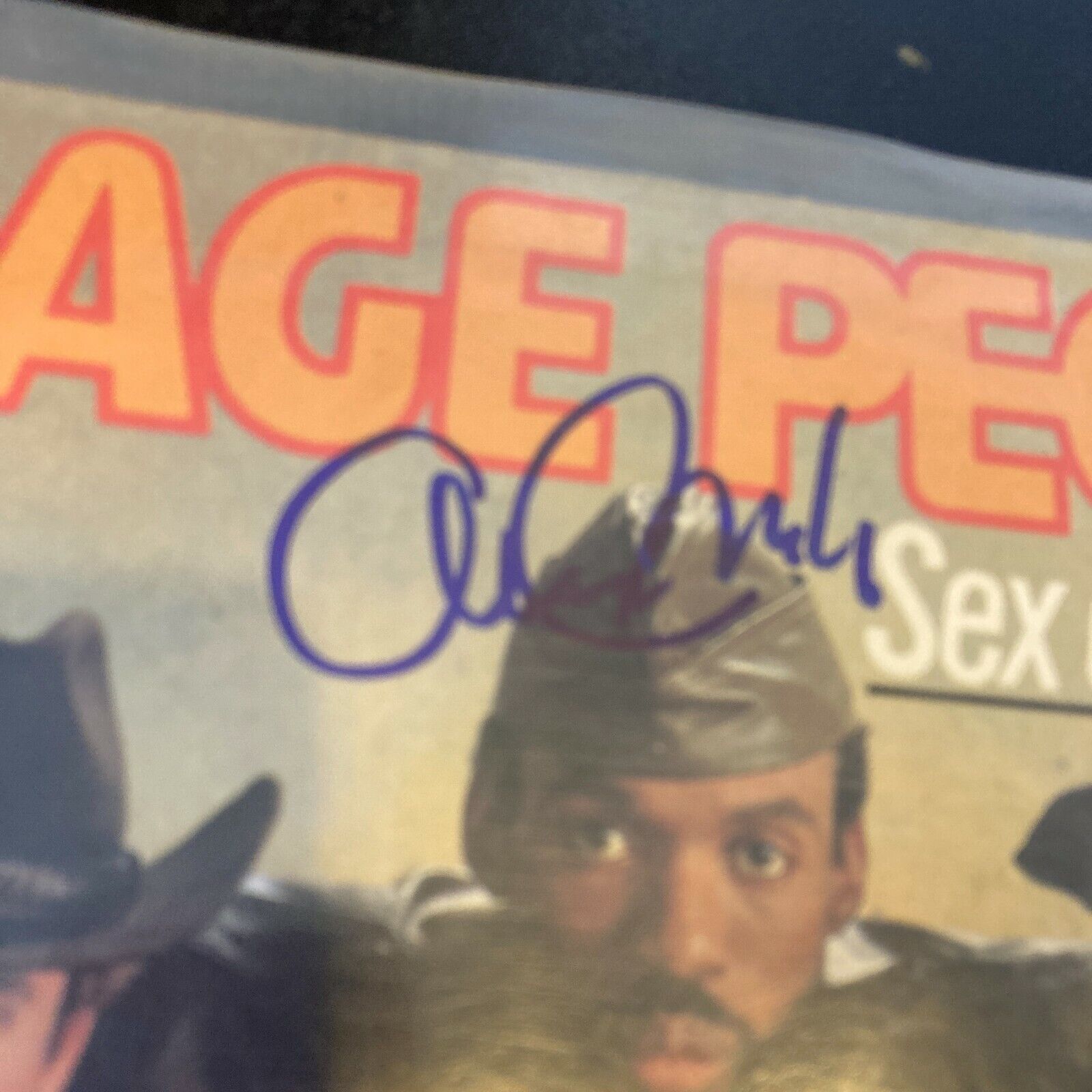 Alex Briley Village People Signed Vintage LP Record Album With JSA COA