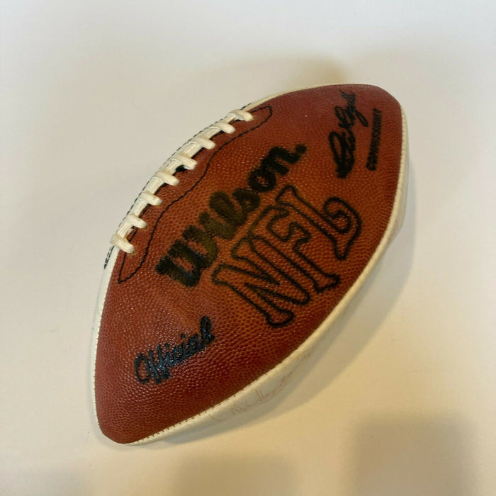 1978 New England Patriots Team Signed Autographed Football With JSA COA