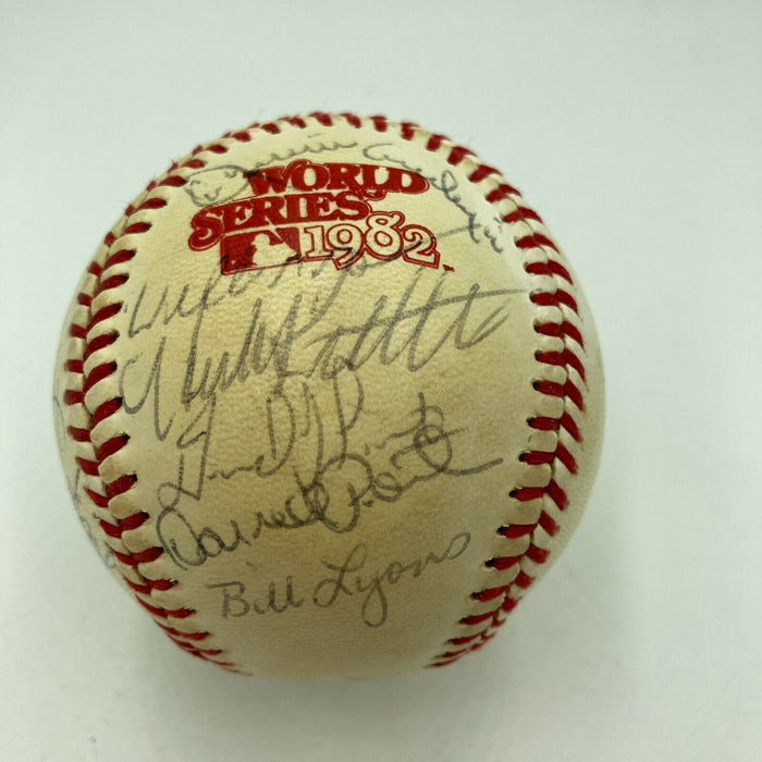 1982-83 St. Louis Cardinals World Series Champs Team Signed W.S. Baseball JSA