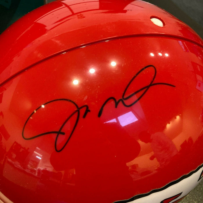 Joe Montana Signed Authentic Kansas City Chiefs Game Model Helmet UDA Upper Deck