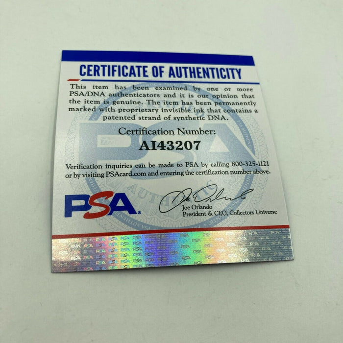 Smokey Robinson Signed Official Major League Baseball PSA DNA COA Singer