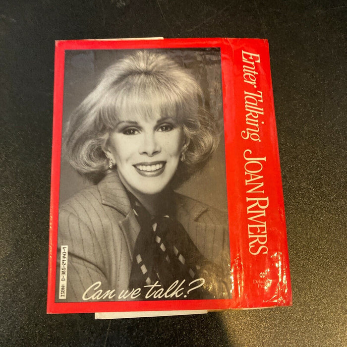 Joan Rivers Signed Autographed Enter Talking Book Cover  With JSA COA