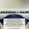 2008 Donruss Legends Of The Game Joe Jackson & Pete Rose #73/100 Game Used Bat