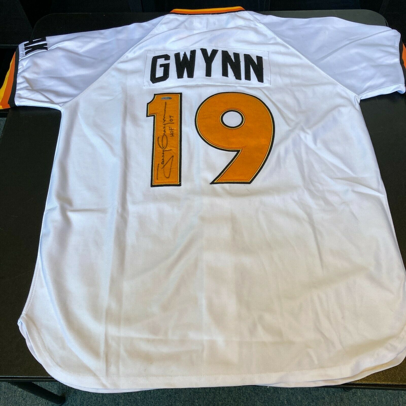 Tony Gwynn HOF 2007 Signed Authentic 1984 San Diego Padres Rookie Jersey  Tristar