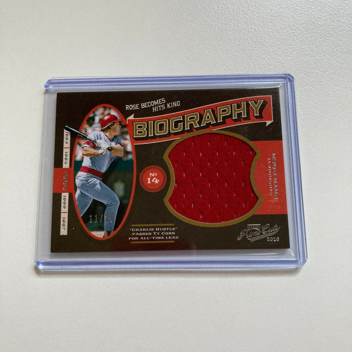 2016 Playoff Prime Cuts Pete Rose Game Used Jersey #11/25