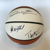 2019 HOF Induction Vlade Divac Paul Westphal Bobby Jones Signed Basketball JSA
