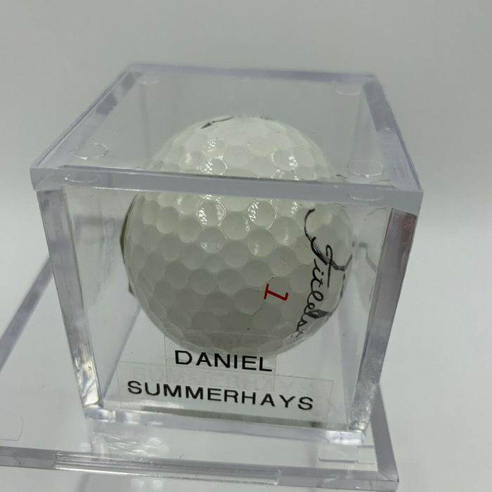 Daniel Summerhays Signed Autographed Golf Ball PGA With JSA COA