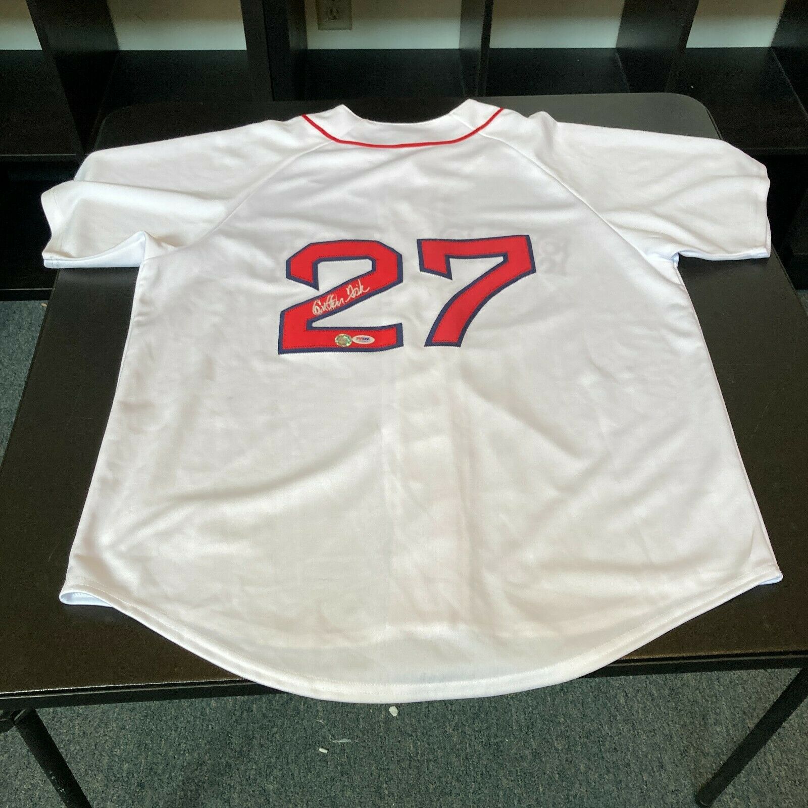 1975 Carlton Fisk Signed Game Worn Boston Red Sox Jersey