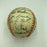 1952 Chicago White Sox Team Signed Autographed Baseball With Nellie Fox