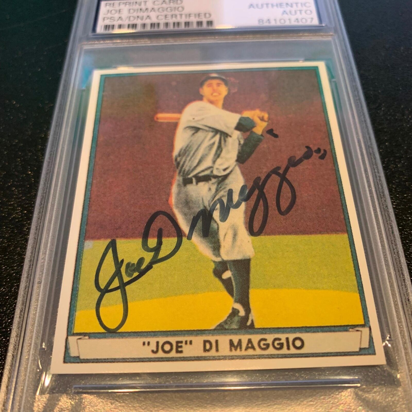 Autographed Joe DiMaggio Jersey - Game Model PSA DNA COA
