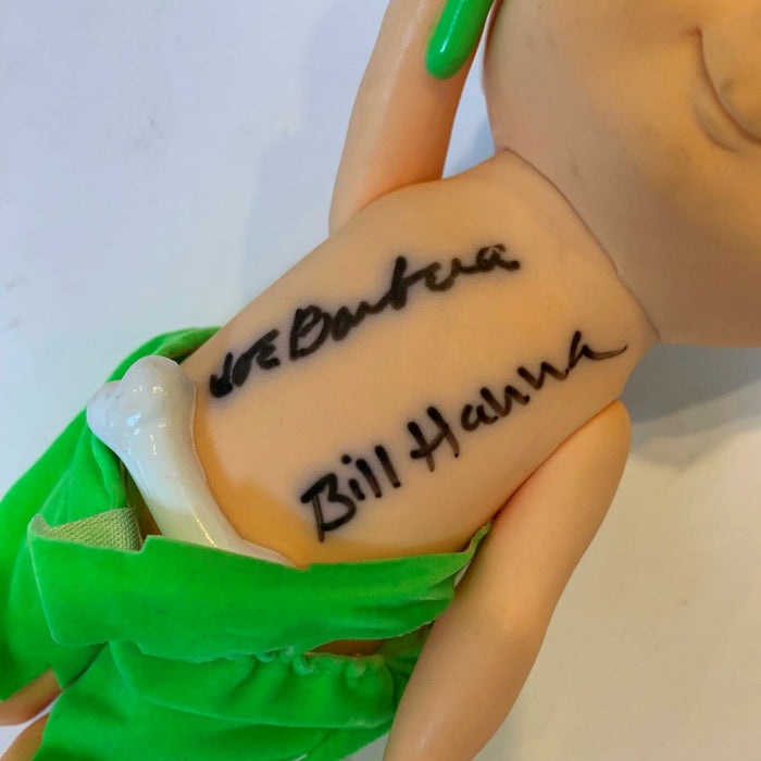 Bill Hanna & Joe Barbera Signed Bam Bam Flintstones Vintage Doll JSA COA