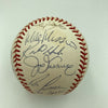 2002 New York Yankees Team Signed MLB Baseball With Derek Jeter JSA COA