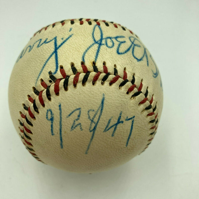 Rare Joe E. Brown Single Signed Autographed 1947 Baseball With JSA COA