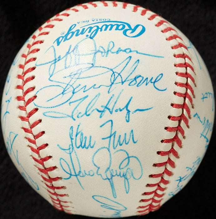 1991 New York Yankees Team Signed Baseball Don Mattingly With Beckett COA