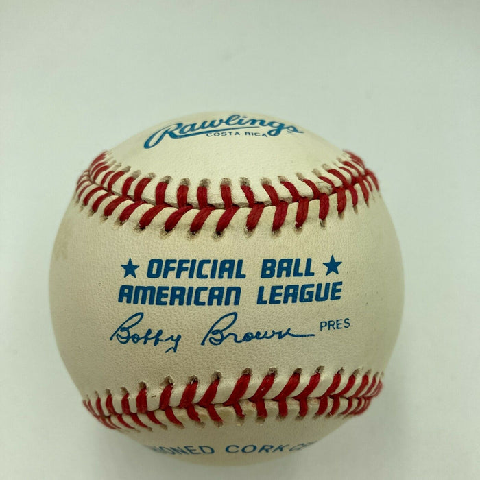 Roy White Signed Autographed Official American League Baseball