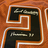 Earl Campbell 1977 Heisman Signed Texas Longhorns College Jersey JSA COA