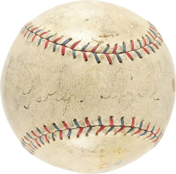 George Sisler Single Signed 1920's Official American League Baseball PSA DNA COA
