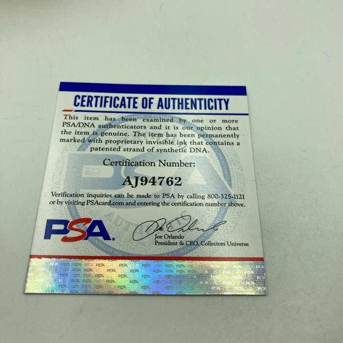 Kenny Rogers Signed Game Used Official Minor League Baseball PSA DNA COA