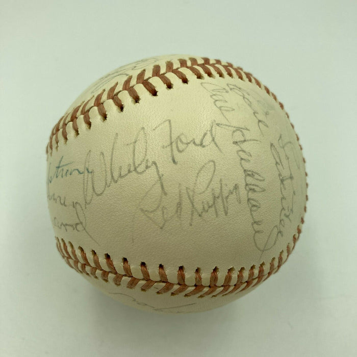 1976 Hall of Fame Induction Multi Signed Baseball Joe Cronin Red Ruffing JSA LOA