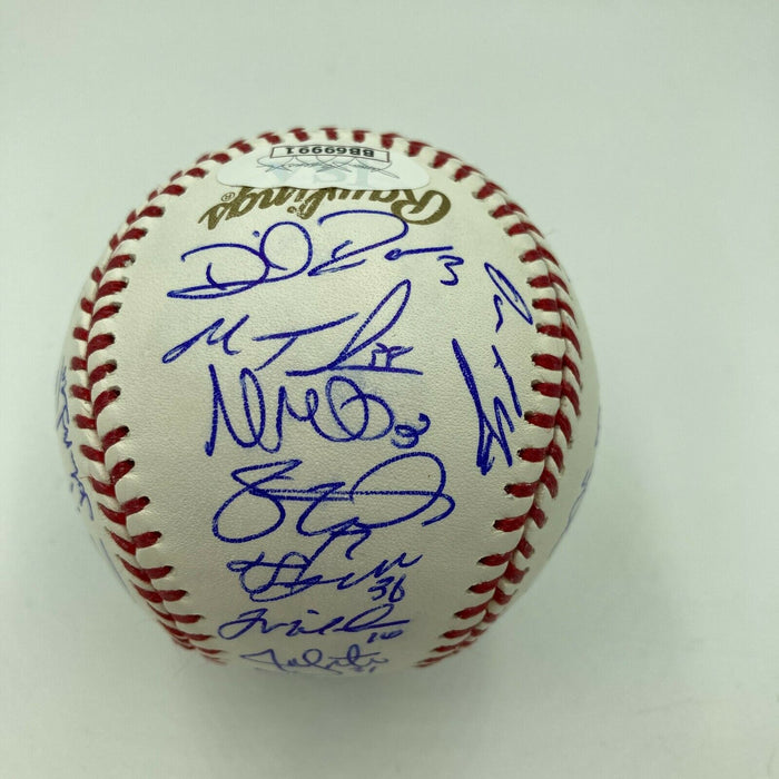 2013 Boston Red Sox World Series Champs Team Signed W.S. Baseball JSA COA RARE