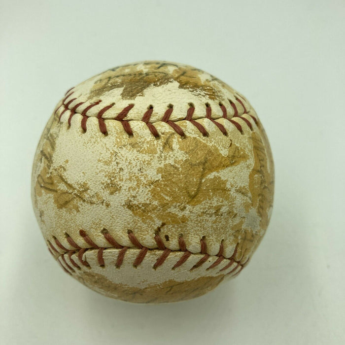 Nellie Fox 1964 Colts 45's VS Oakland Athletics A's Team Signed Baseball