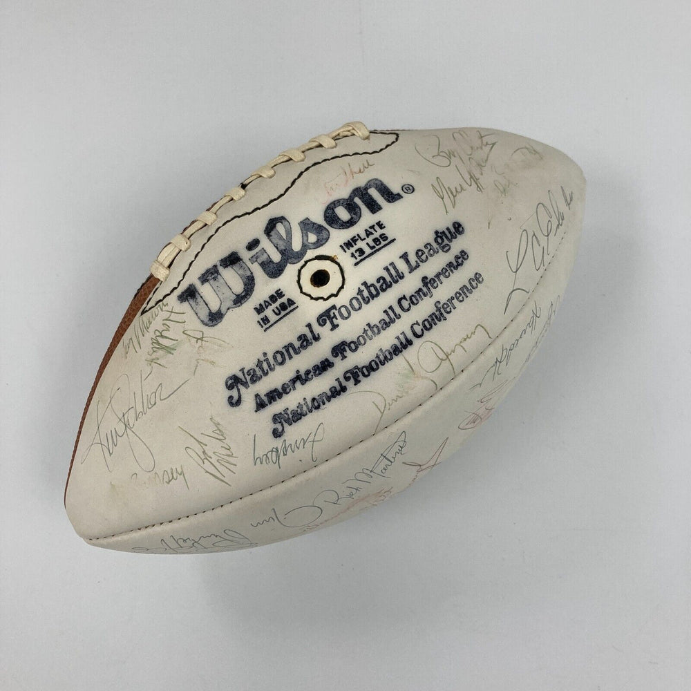 1978 Oakland Raiders Team Signed Wilson NFL Game Football
