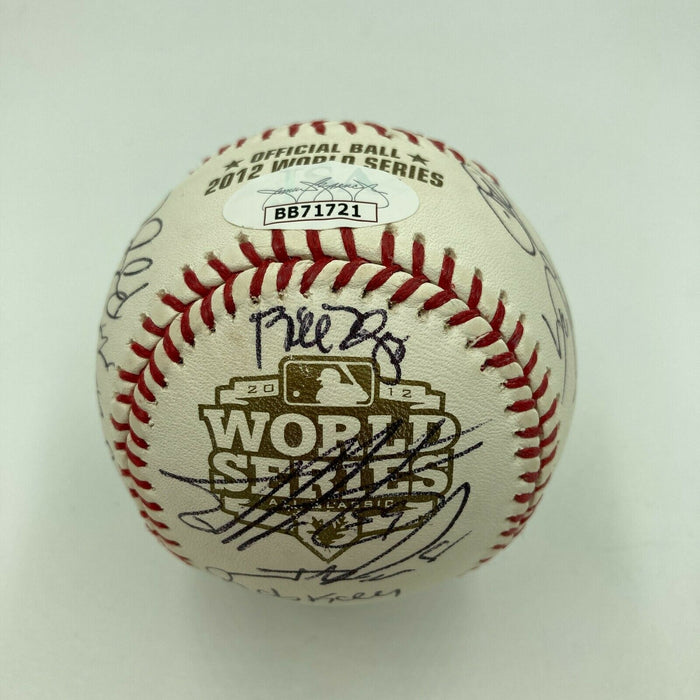 2012 San Francisco Giants World Series Champs Team Signed W.S. Baseball JSA COA