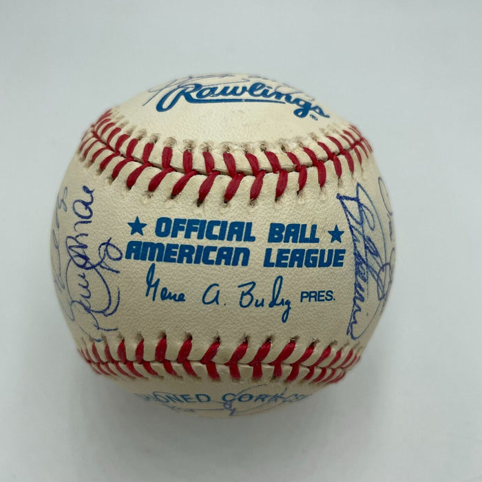 1999 Cleveland Indians Team Signed American League Baseball Jim Thome JSA COA