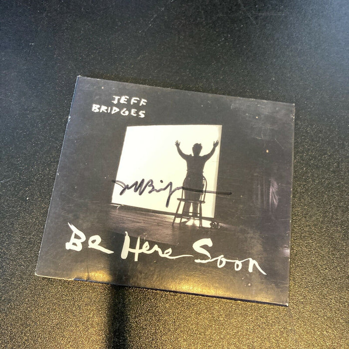 Jeff Bridges Signed Autographed Be Here Soon Music CD JSA COA