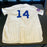 Stunning Ernie Banks "Let's Play Two" Signed Inscribed Chicago Cubs Jersey JSA