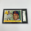1955 Topps Ken Boyer Signed Autographed RC Rookie Baseball Card SGC JSA