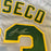 Jose Canseco Signed Oakland A's Chemist Jersey Beckett COA