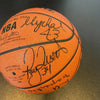 1987-88 Los Angeles Lakers NBA Champs Team Signed Spalding Basketball PSA DNA