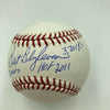 Bert Blyleven "HOF 2011 287 Wins 3701 K's" Signed STAT MLB Baseball JSA COA