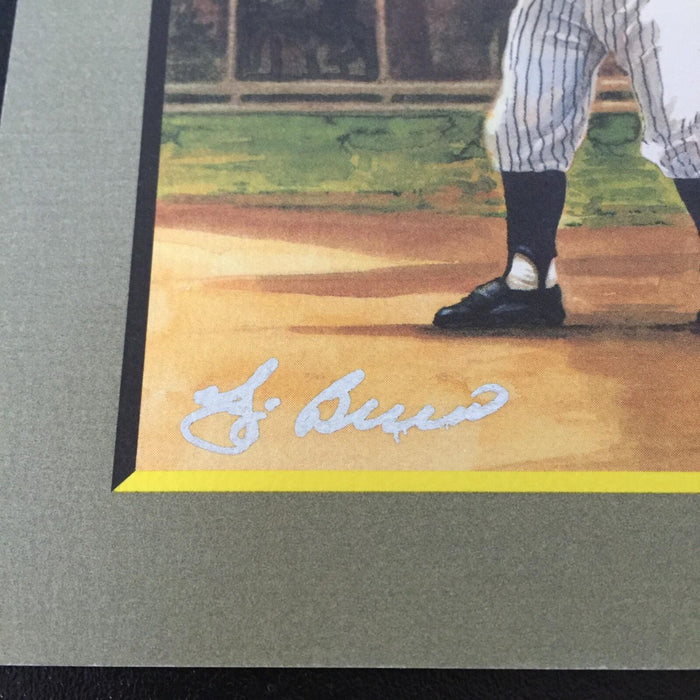 Yogi Berra Signed Autographed Perez Steele Great Moments Card With JSA COA