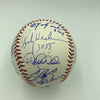 Beautiful Derek Jeter 3,000 Hit Club Signed Inscribed Baseball 16 Sigs Steiner