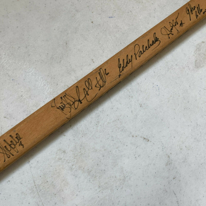 1990-91 Montreal Canadiens Team Signed Hockey Stick 25 Sigs With JSA COA