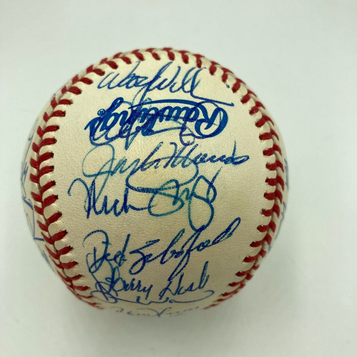1993 Toronto Blue Jays World Series Champs Team Signed W.S. Baseball JSA COA