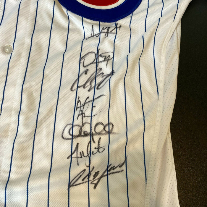 2016 World Series Cubs Jersey Team-Signed by (26) with Kris Bryant, Ben  Zobrist, Addison Russell, Jon Lester, Dexter Fowler With Multiple  Inscriptions (Schwartz COA)