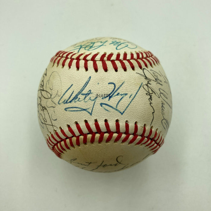1985 St. Louis Cardinals NL Champs Team Signed World Series Baseball JSA COA