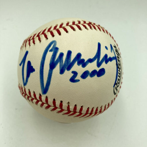 Max Schmeling Single Signed Baseball Boxing Legend JSA COA