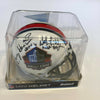 Lamar Hunt, Jackie Slater, Bob Lilly, Kenny Houston Signed HOF Mini Helmet JSA