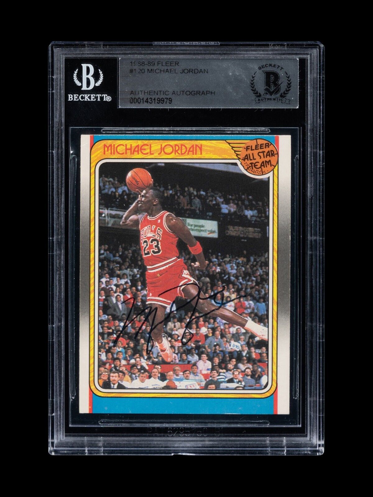 Micheal jordan 88 - 89 fleer sgcard 2024 88